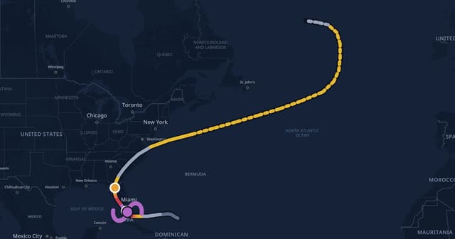 Track map of 1935 Labor Day Hurricane (1935)