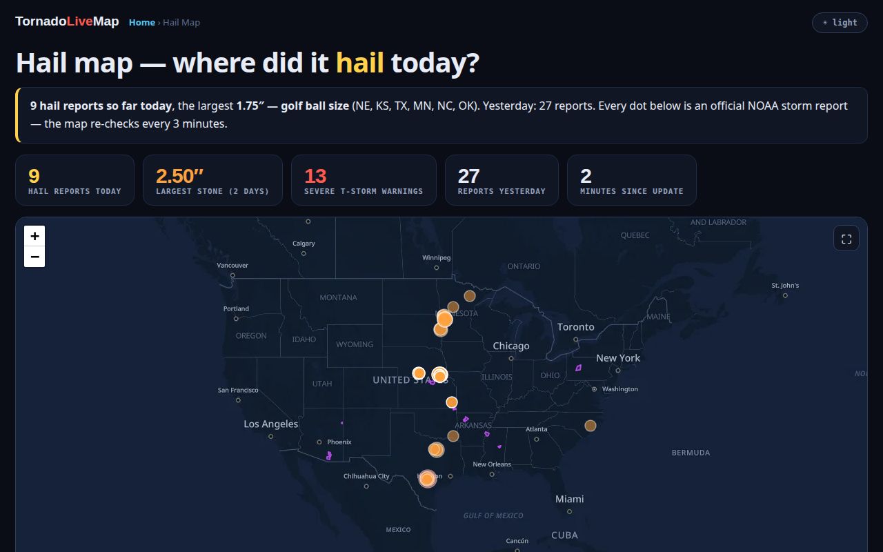 Hail Map